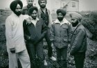Sikhs in front of Oslo Gurdwara 1980-83
