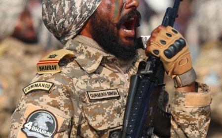 Bhairav Battalion Made their Debut in Republic day parade ☺️