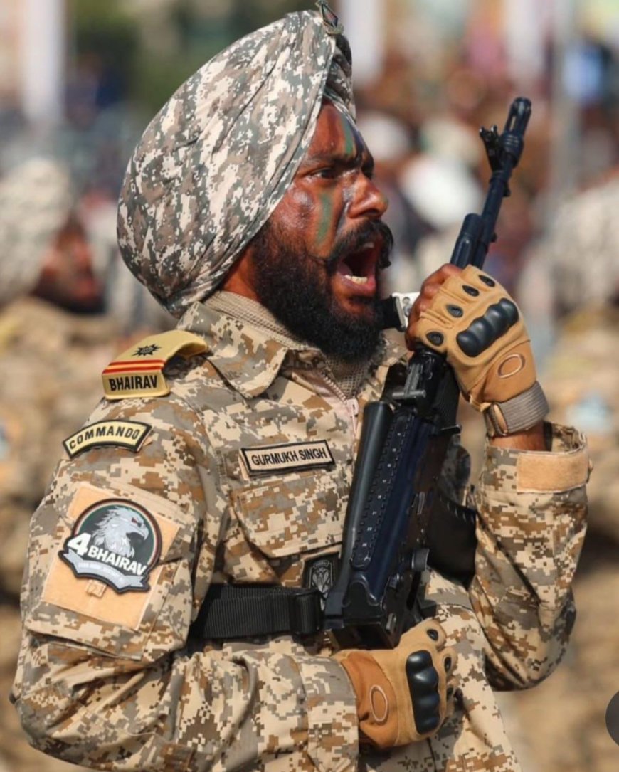 Bhairav Battalion Made their Debut in Republic day parade ☺️