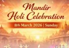 Holi celebration hindu Sanatan  Mandir  Drammen